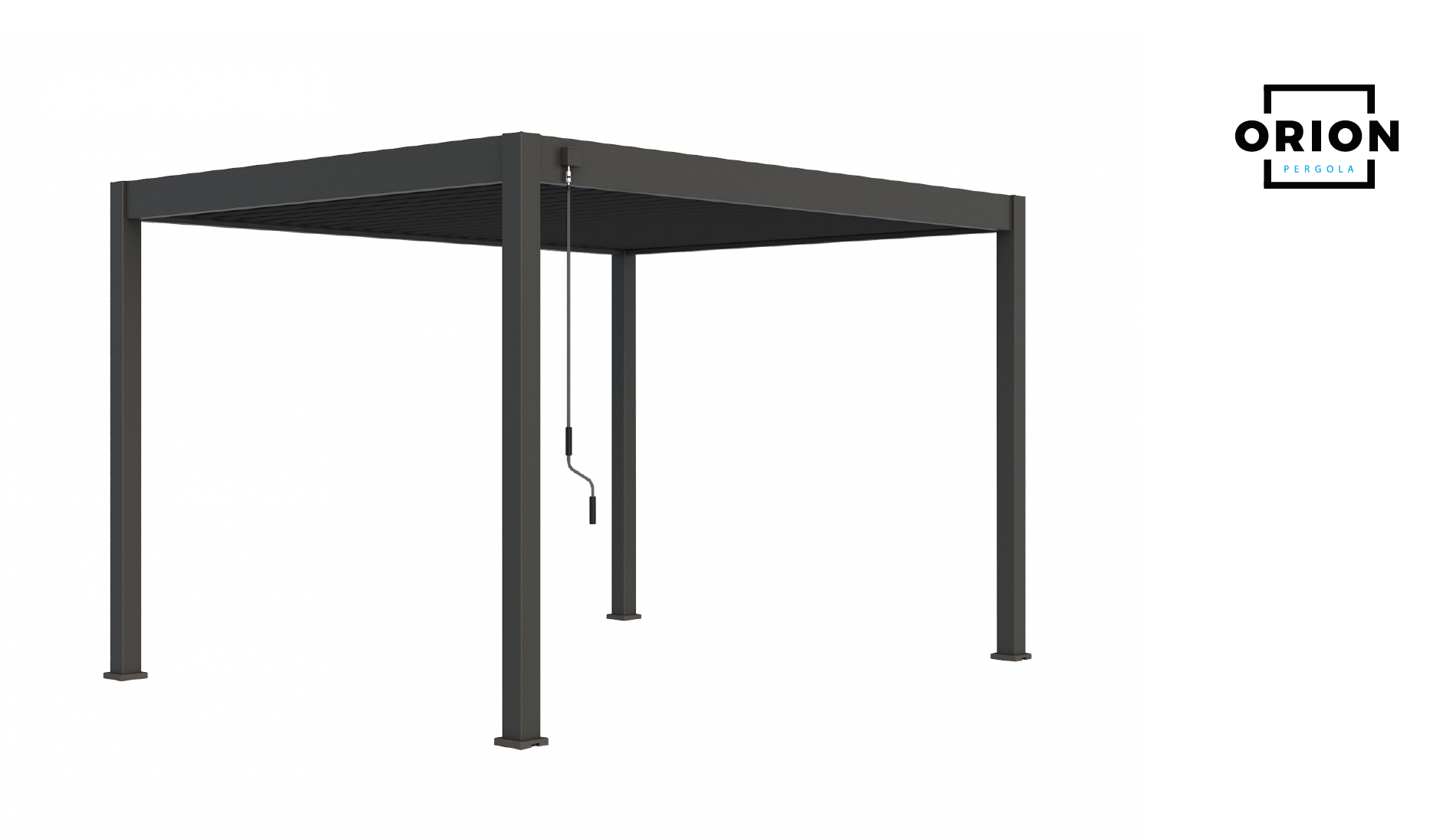 Novum ORION 300 x 400 cm Terrasoverkapping - Black