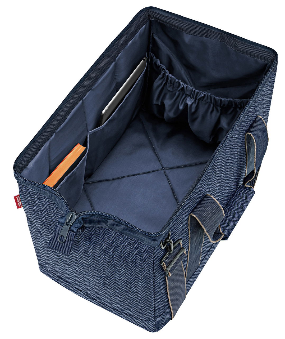 Reisenthel Allrounder L HERRINGBONE DARK BLUE
