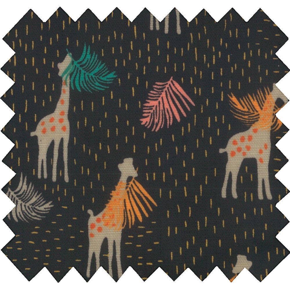 Tissu Enduit Au Mètre Palma Girafe