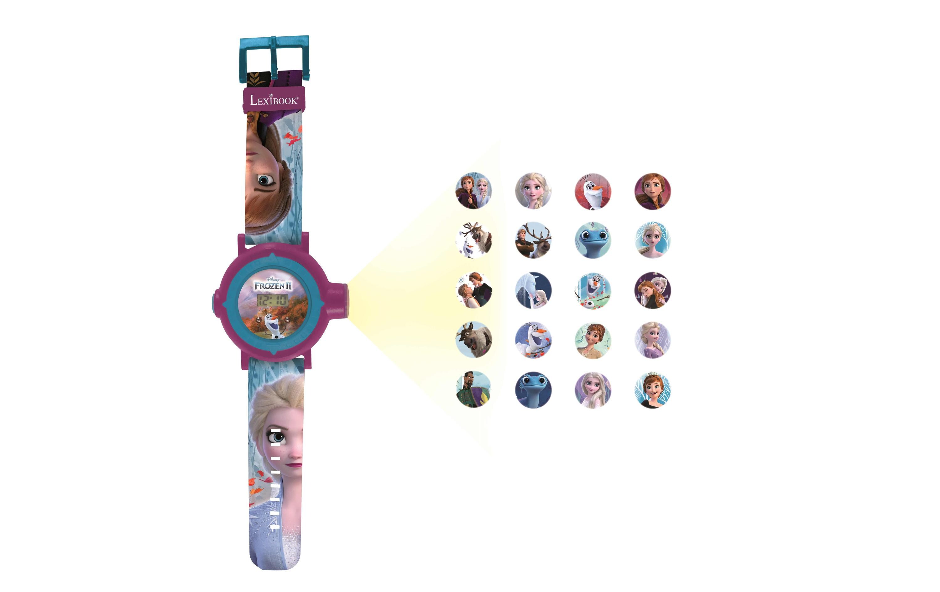 Disney Frozen Digital-ProjektionsuhrEine 2-in-1-Uhr mit digitalem Bildschirm