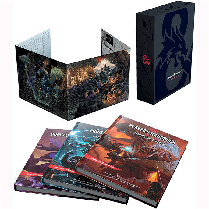 Donjons  et  Dragons : Coffret de 3 livres + écran de MJ