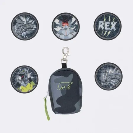 Beckmann Mini-Rucksack mit 5 Buttons - Camo Rex