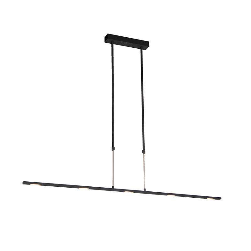 Moderne hanglamp zwart incl LED dimbaar - Bold