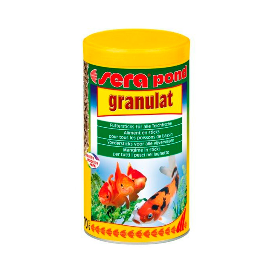 Ração granulada para peixes Sera Pond