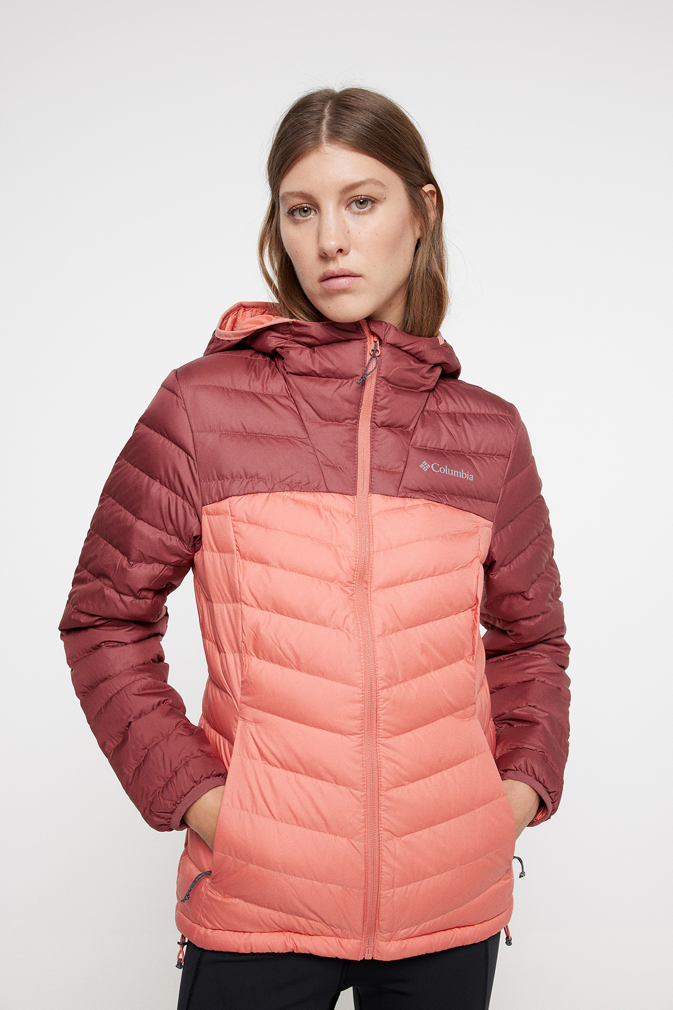 Jaqueta feminina com capuz e enchimento de plumas Columbia™ WestRidge™