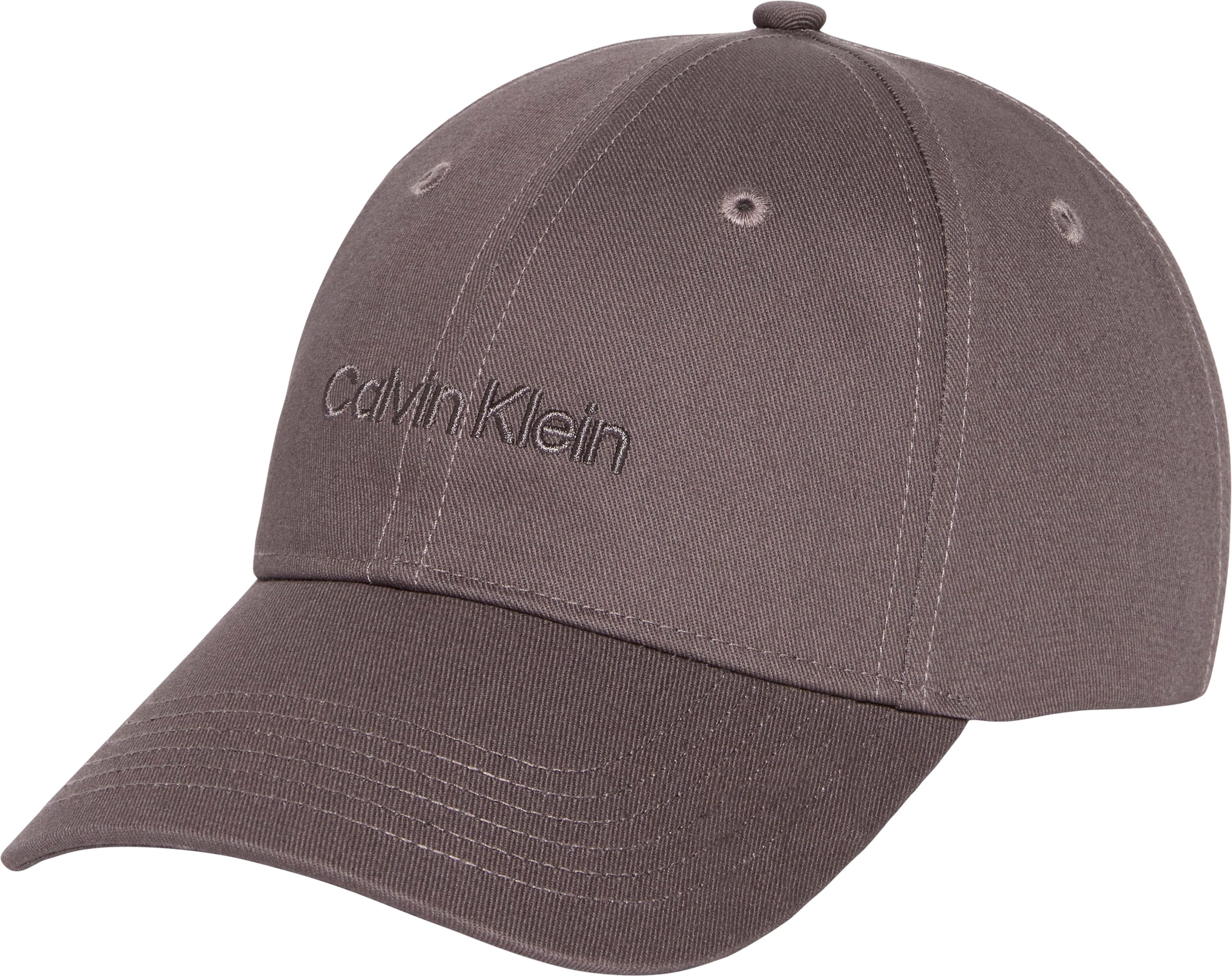 Calvin Klein Baseball Cap »LOGO EMBROIDERY BASEBALL CAP« Mit festem Schirm
