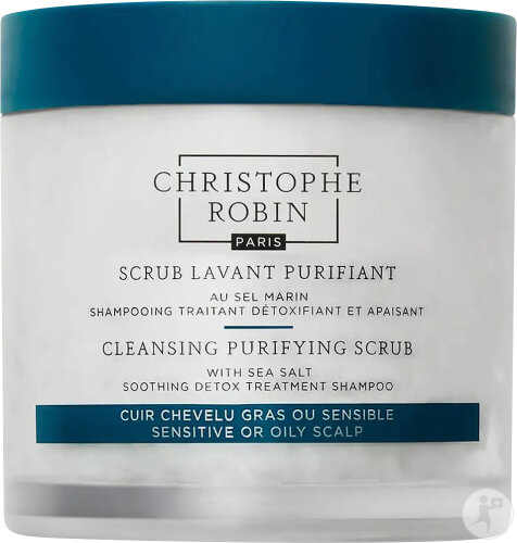 Christophe Robin Scrub Lavant Purifiant Au Sel Marin Pot 250ml