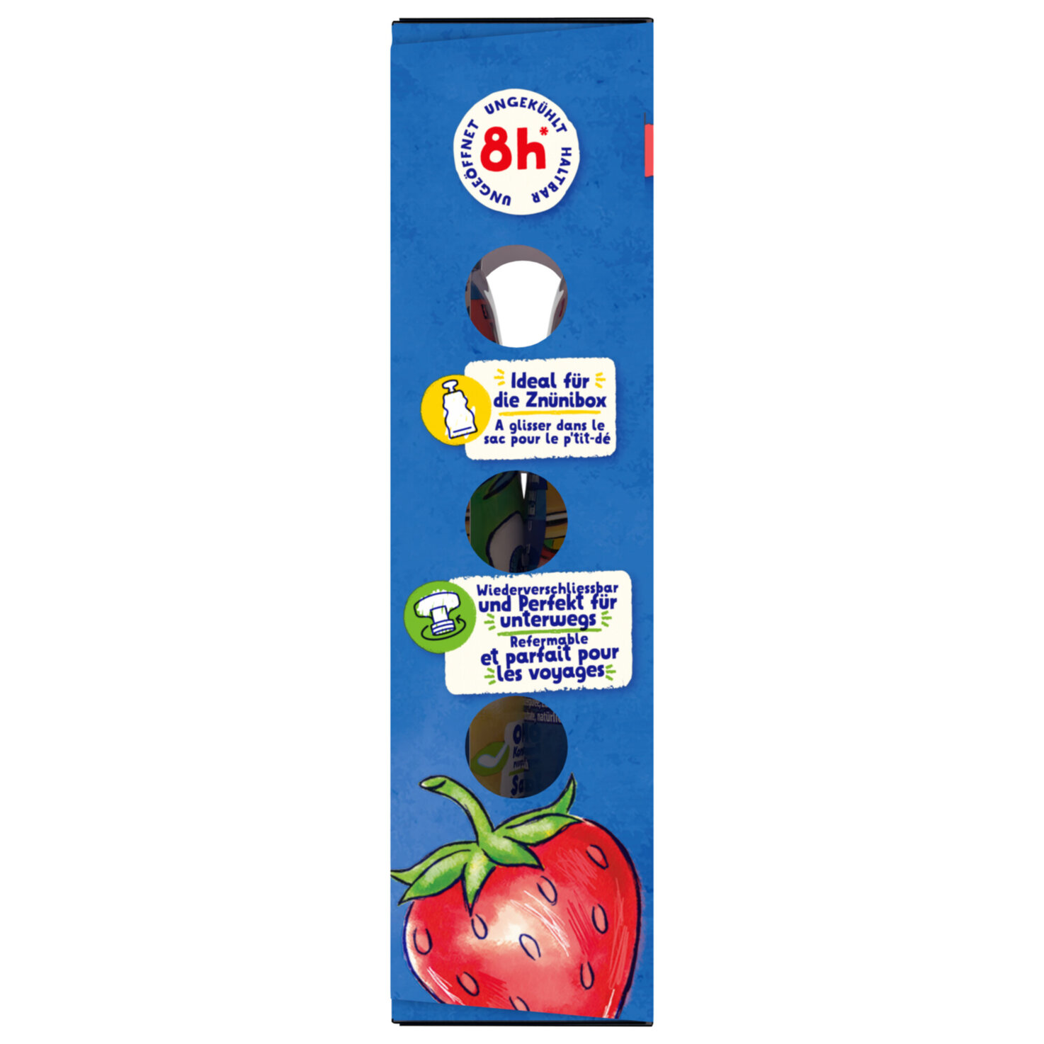 Danonino Quark Quetschbeutel Erdbeere 4x70g