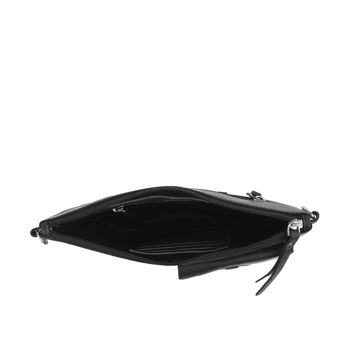 DSTRCT Riverside Crossbody Wallet Bag Black
