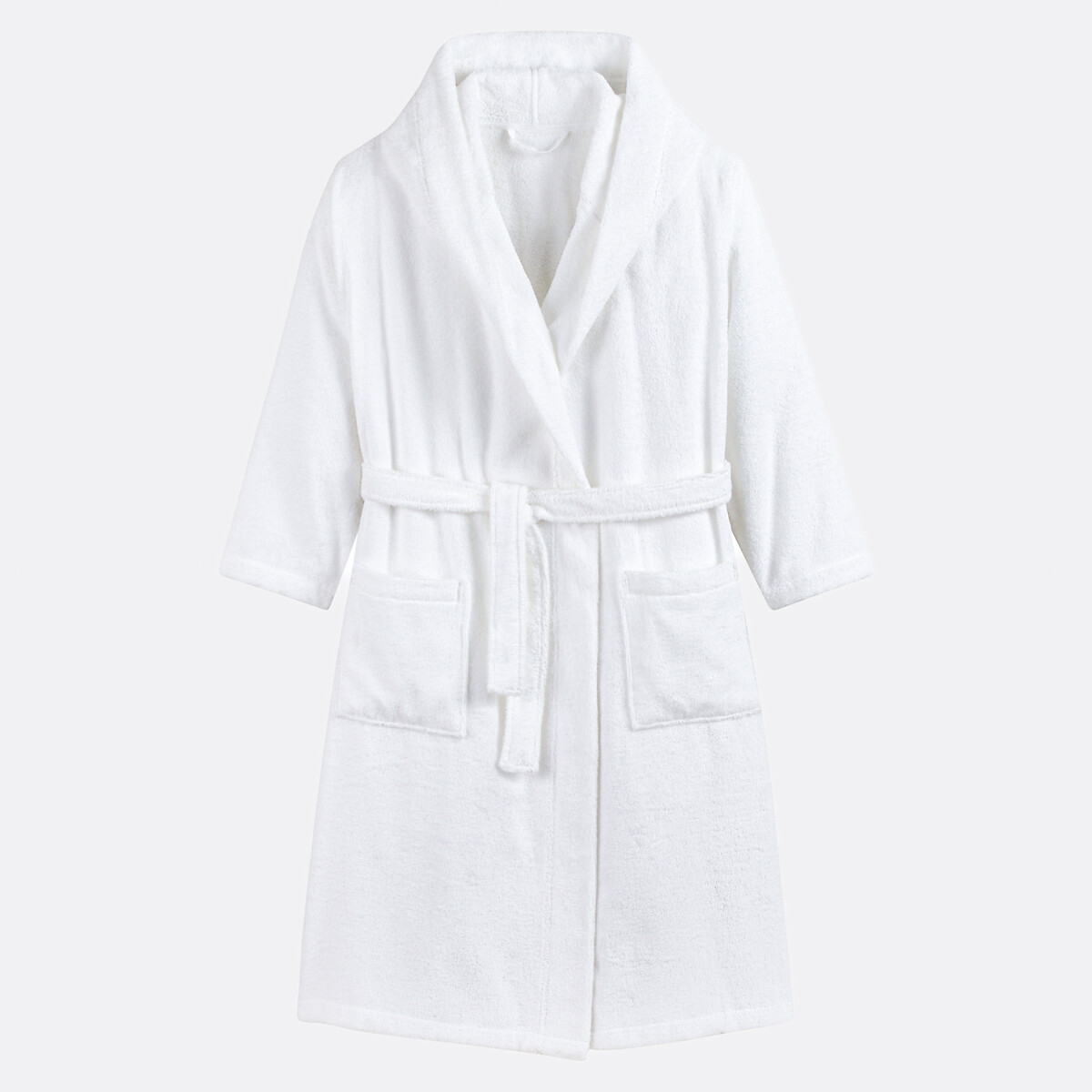 LA REDOUTE INTERIEURS<br>Roupão com capuz, em algodão penteado 400g/m2, Kheops