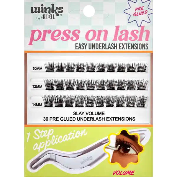 Winks Press On Lash Volume underlash extentions Wimpern