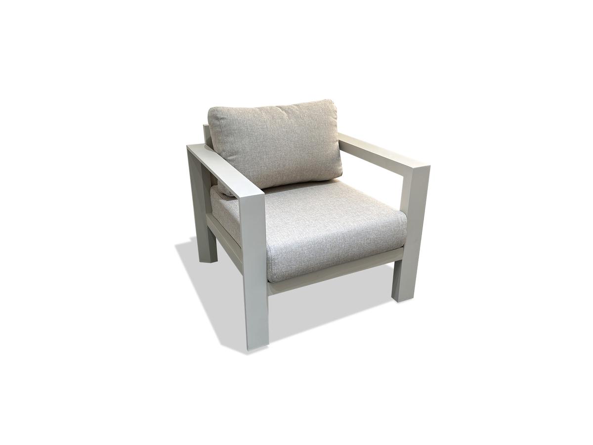 FAUTEUIL EVASION ALUMINIUM ARGILE