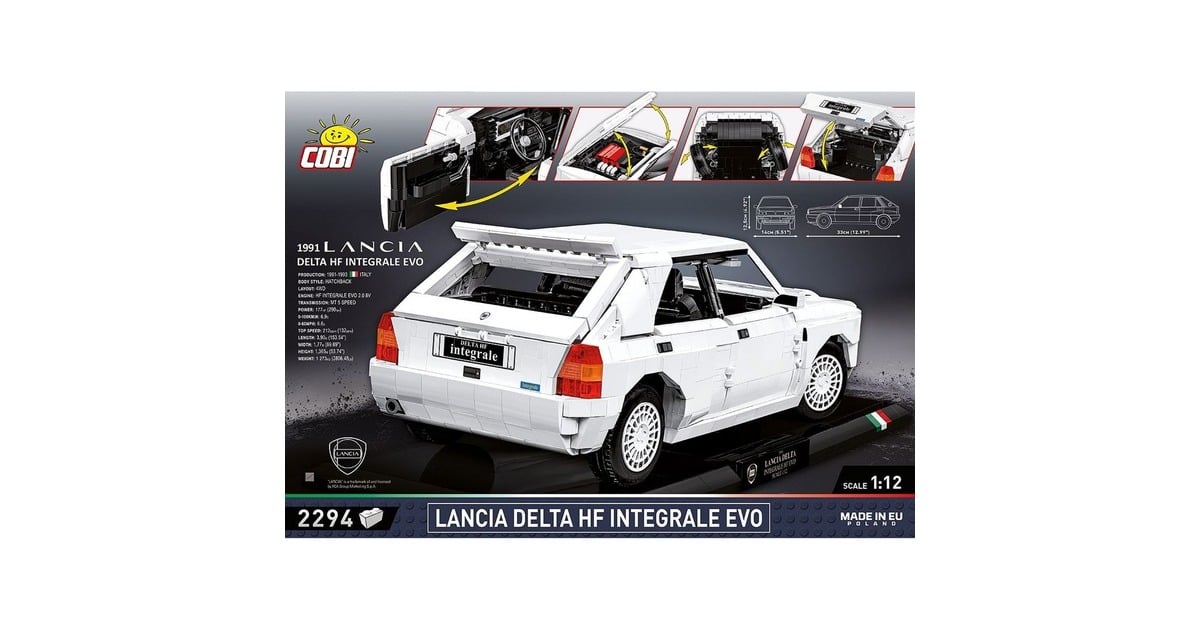 COBILancia Delta HF Integrale EVO - Executive Edition Constructiespeelgoed  (Schaal 1:12)