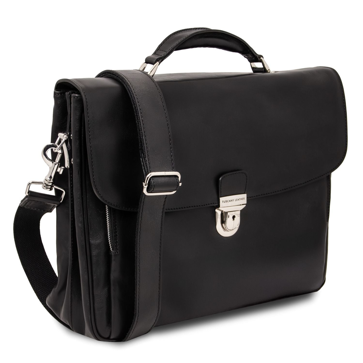 TL142067 – Alessandria – leren multi compartment TL SMART laptop Aktetas