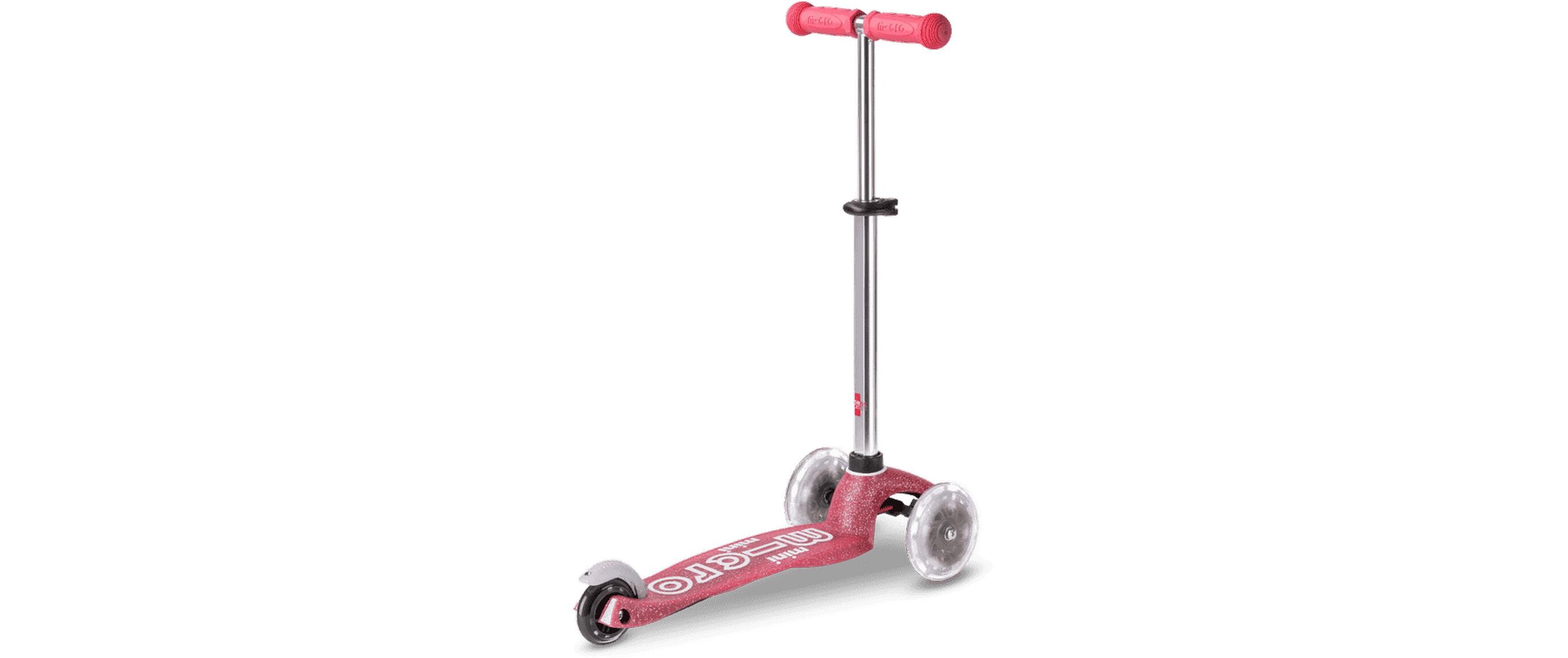 Kickboard Mini Micro Deluxe Fairy Glitter LED PinkScooter für Kinder