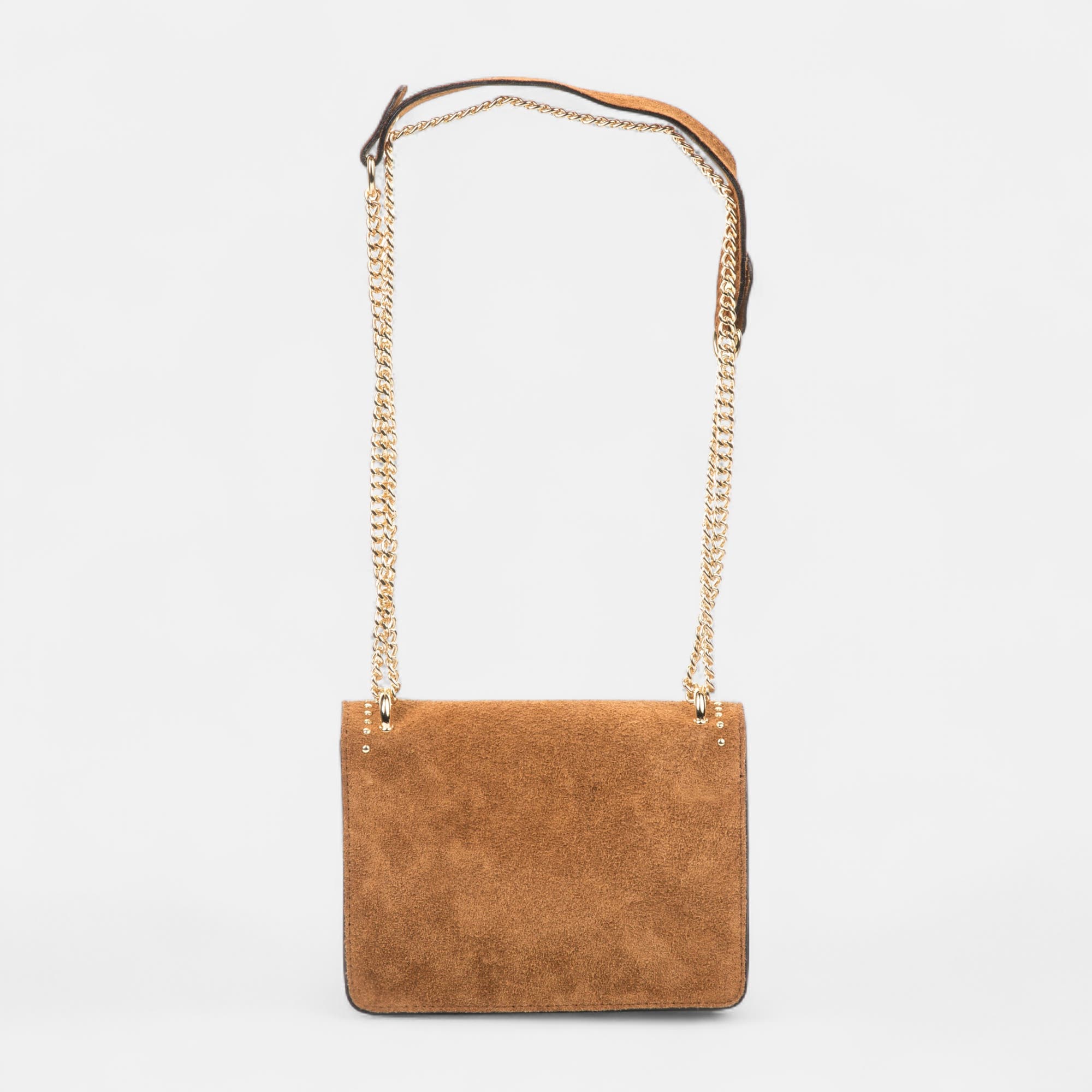 Sac bandoulière en cuir cognac