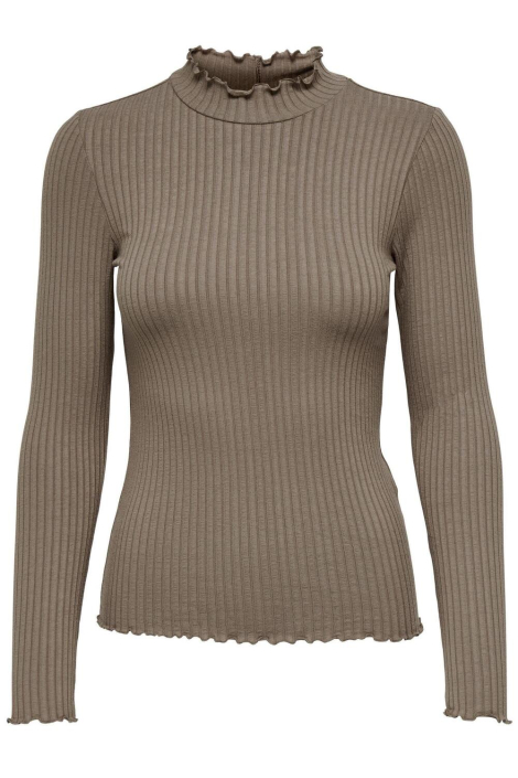 Jacqueline de Yong taupe dames t-shirt