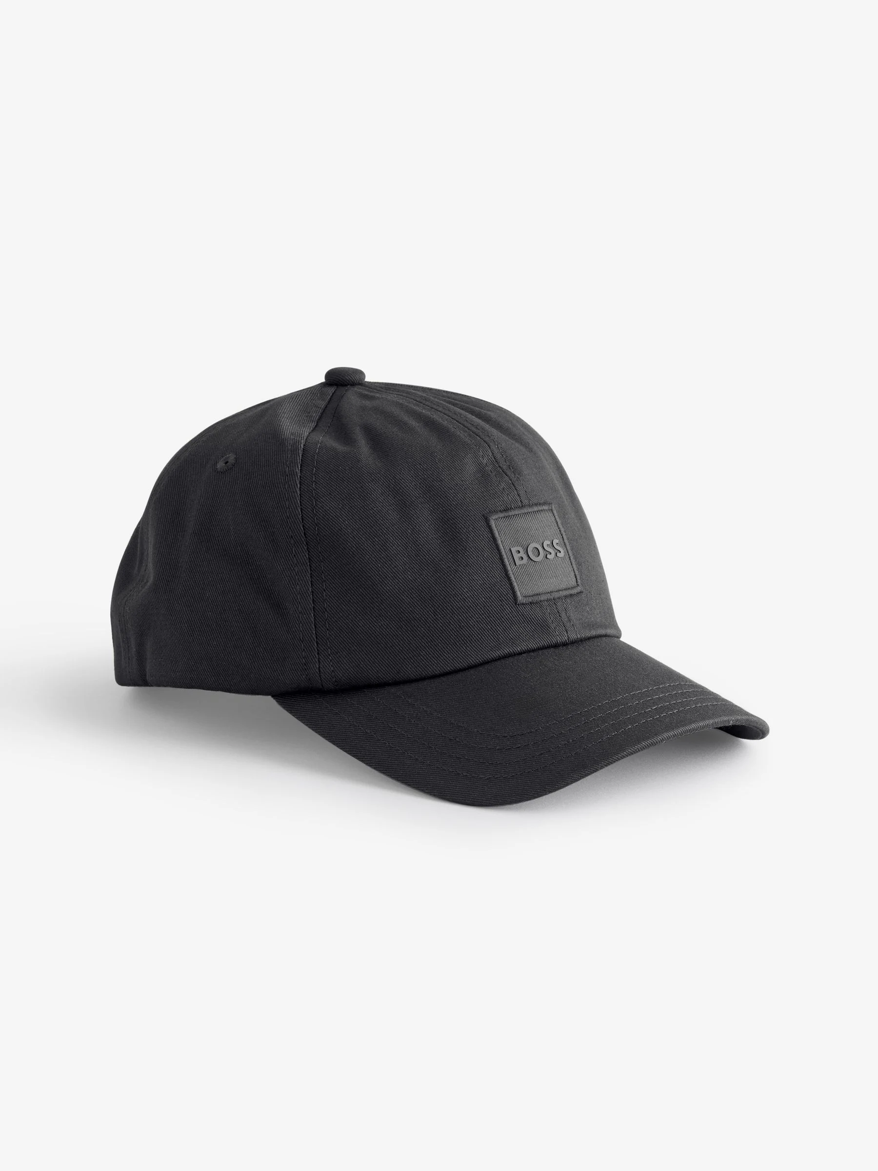 Zwart - BOSS-pet met logopatch van keperstof