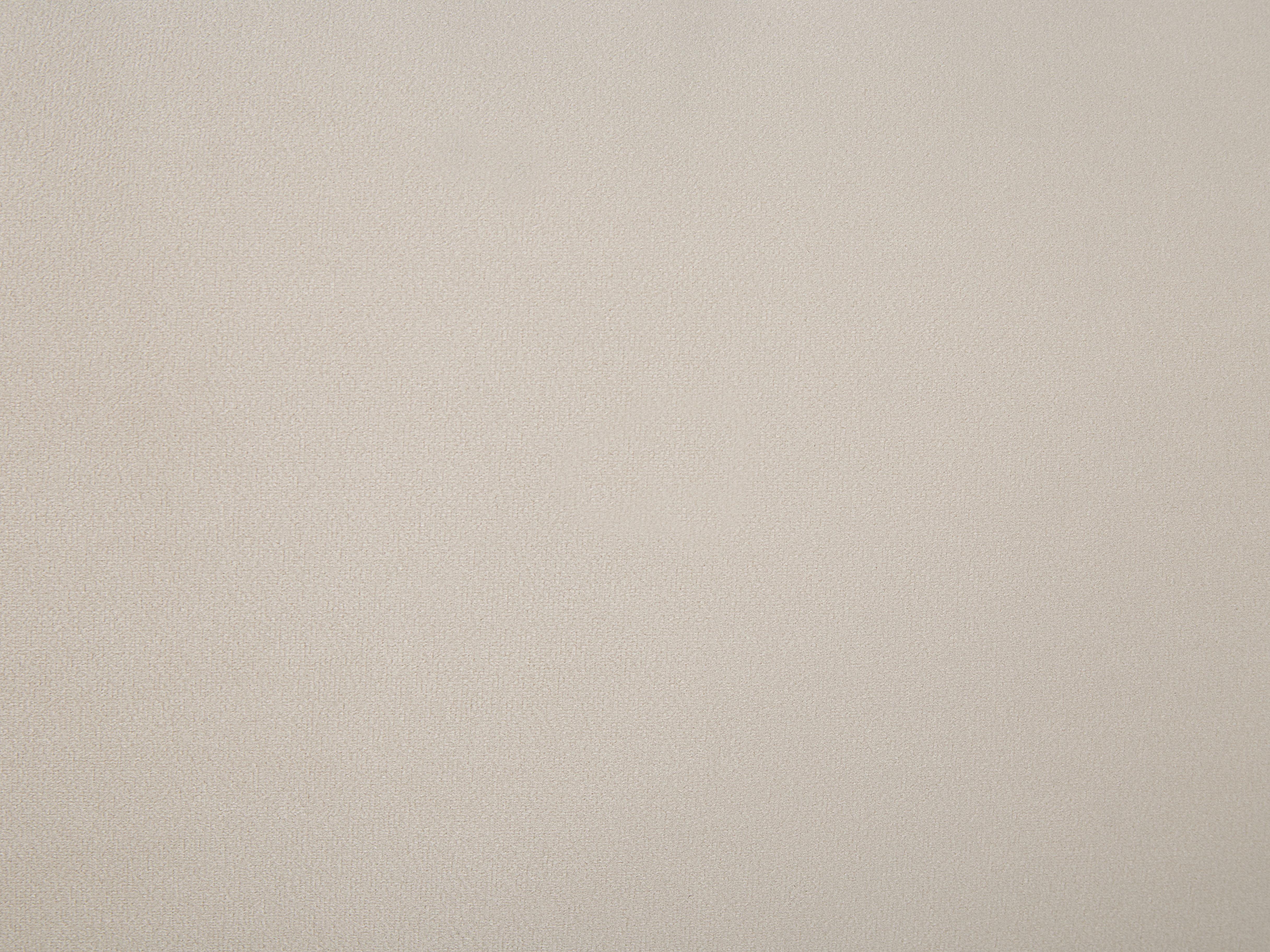 Bed met opbergruimte Fluweel BATILLY 180 x 200 cm Lichtbeige