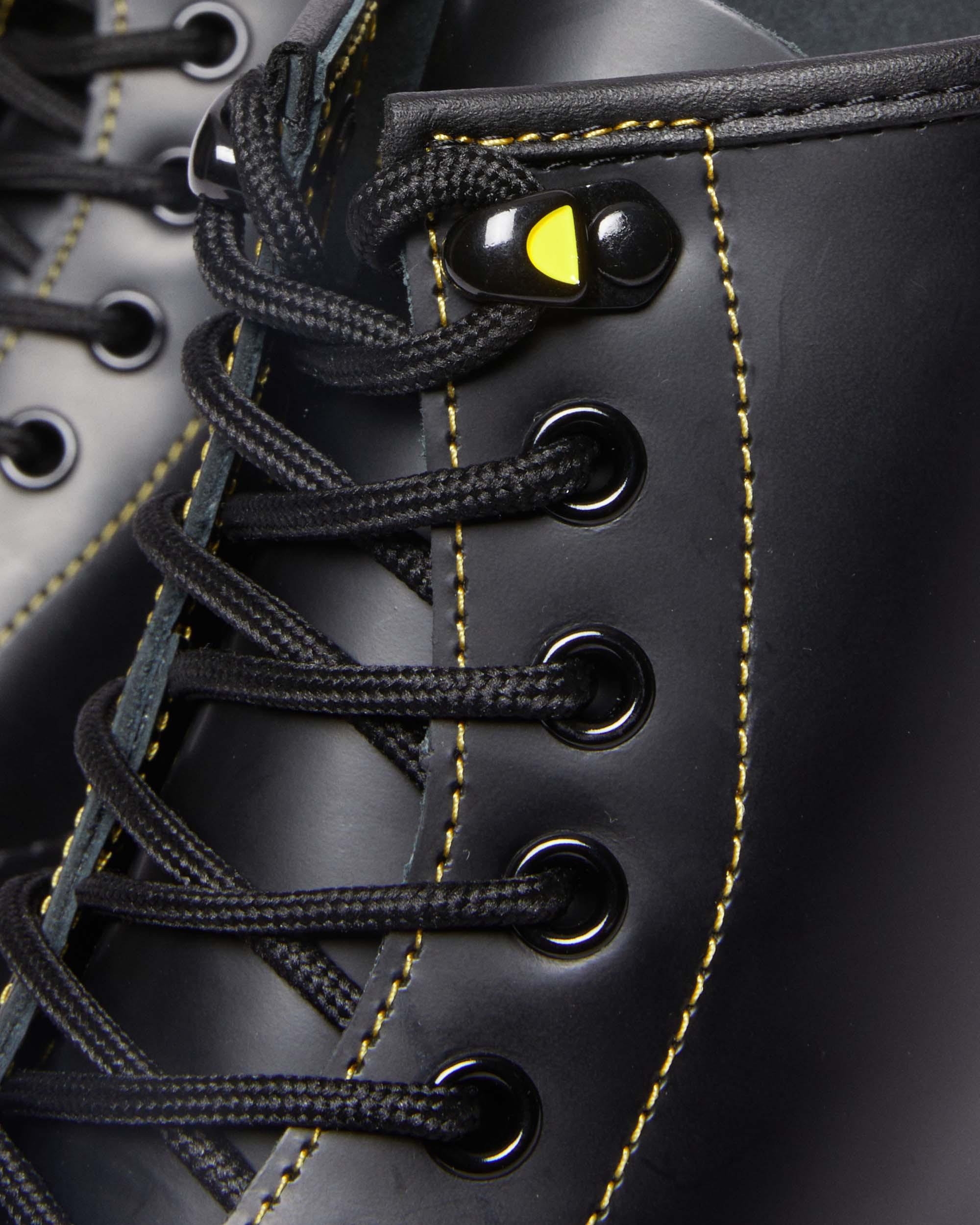 1460 Marbled Sole Smooth Leather Lace Up Boots