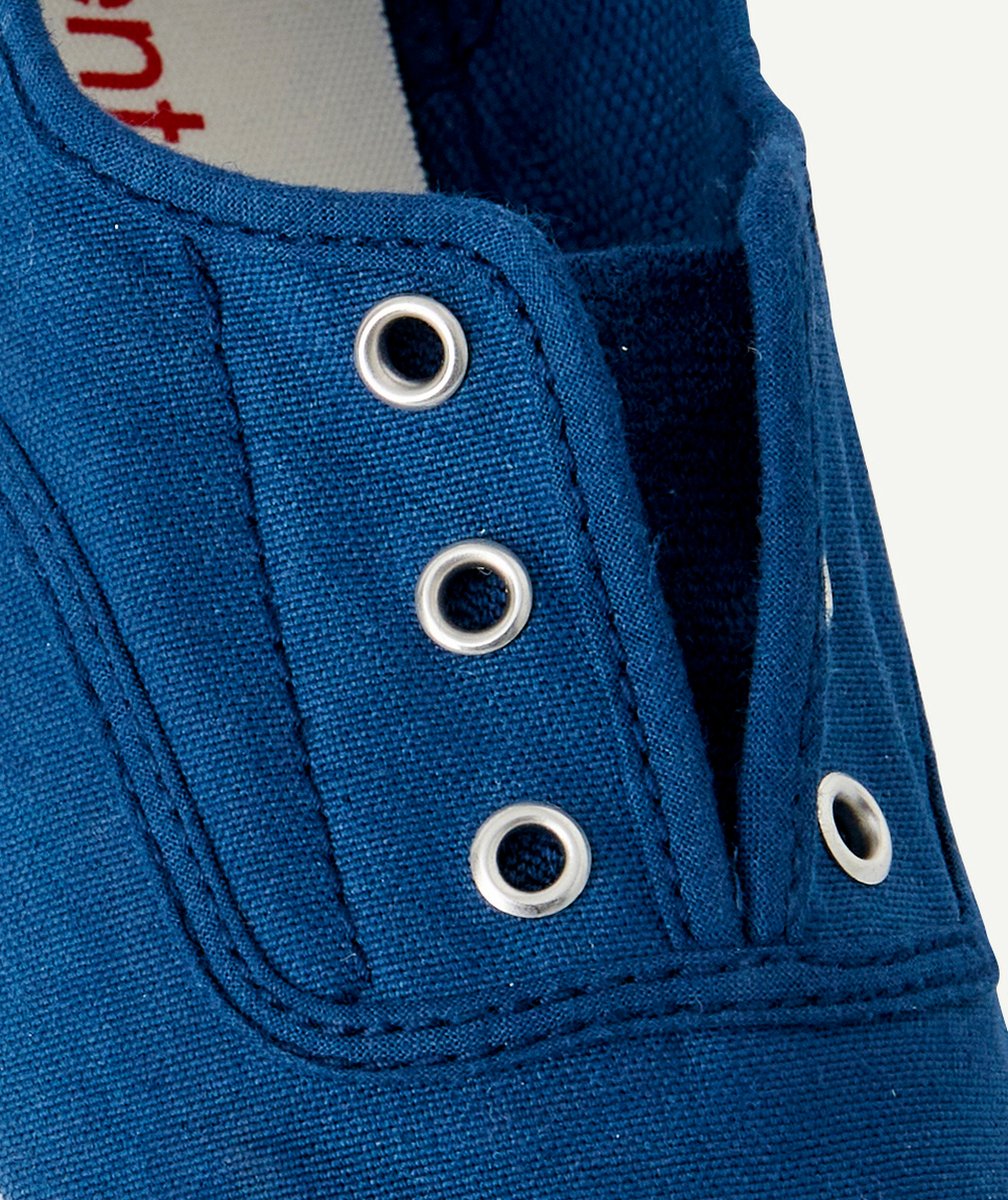 CIENTABASKETS EN TOILE ENFANT BLEU MARINE