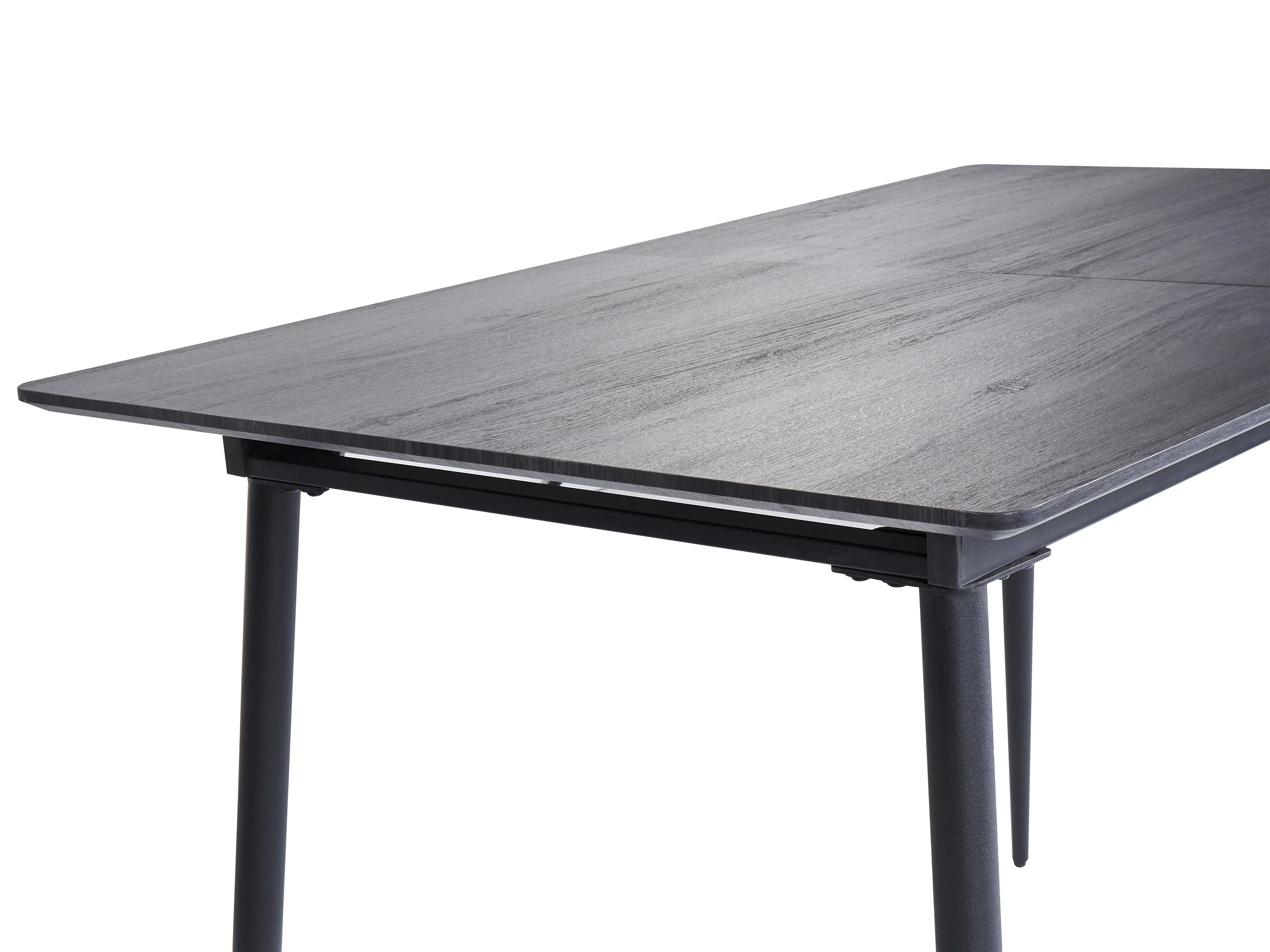 Eettafel uitschuifbaar GELANDA Grijs 80 cm 120/160 cm