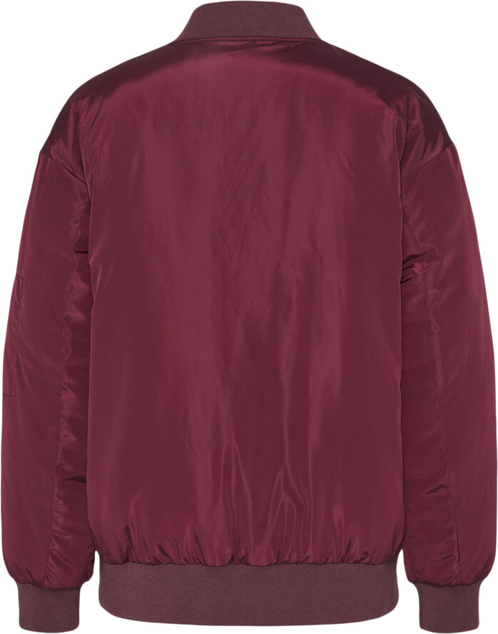 Pieces PCASTER LS BOMBER JACKET D2D Tawny port