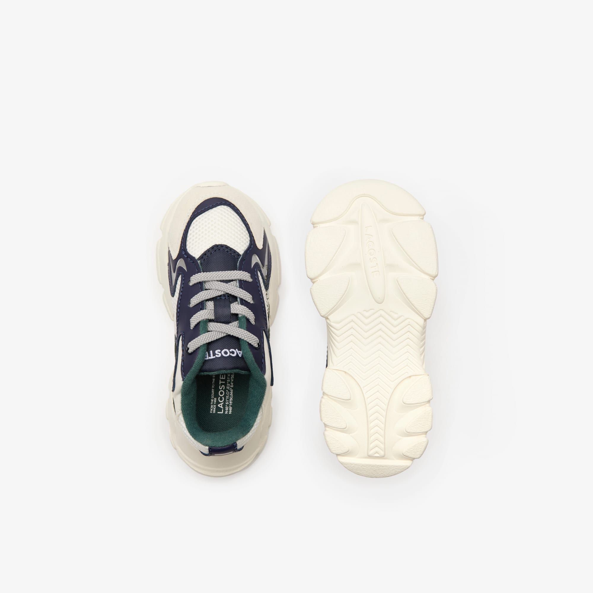 Sneakers L003 Neo bébé en textile Chaussures - Blanc - Lacoste - Enfant