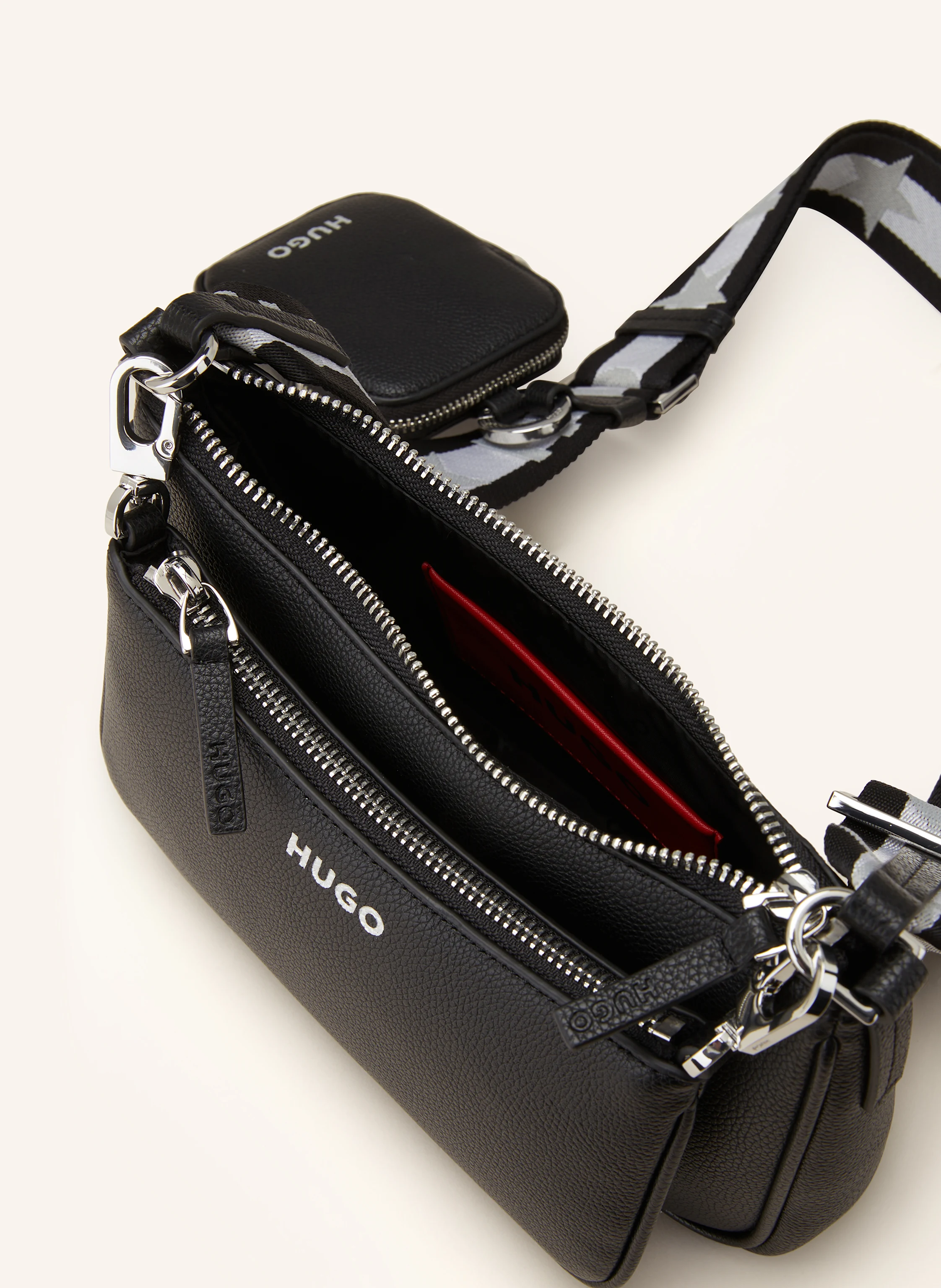 HUGO Umhängetasche BEL MULTI mit Pouch und Münzetui
