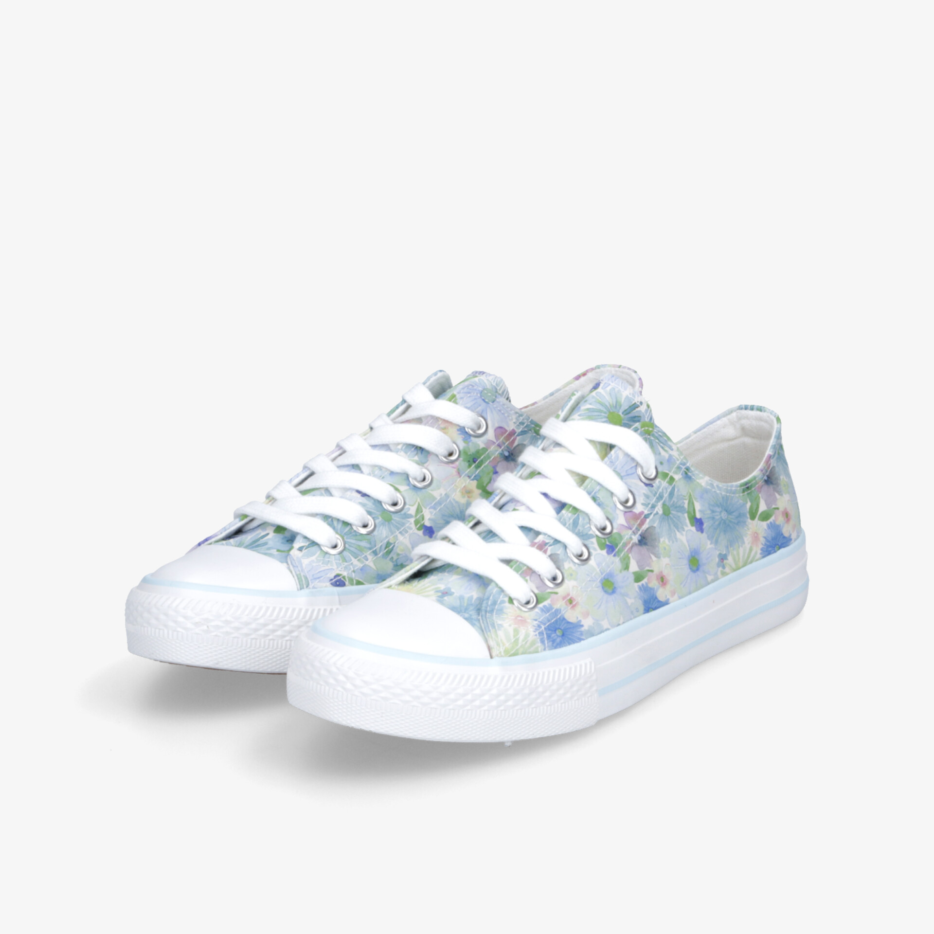 DooDogs Damen Leinenschuhe blau