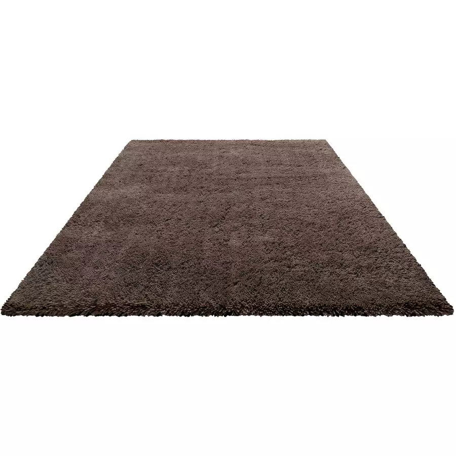 Homie Living Hochflorteppich Rossi taupe