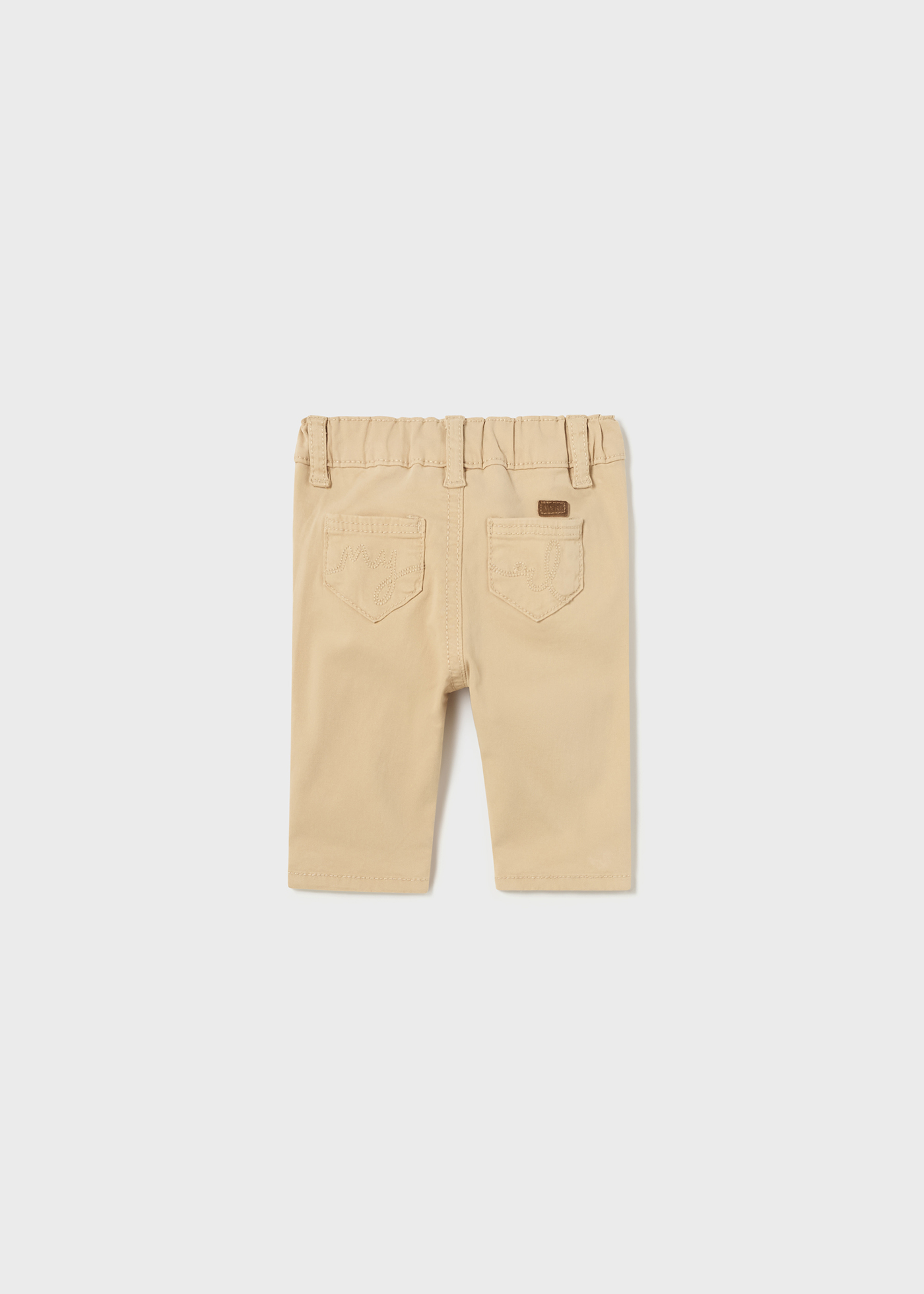 Calça de algodão com cintura ajustável para recém-nascido
