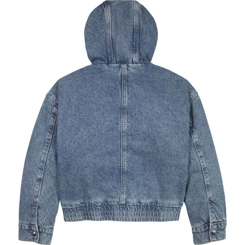 Køb Calvin Klein Modern Blue Cf Denim Hooded Jakke