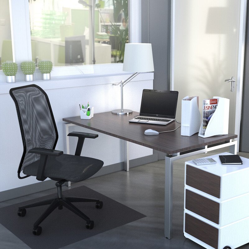 Lampe inclinéa unilux métal brossé