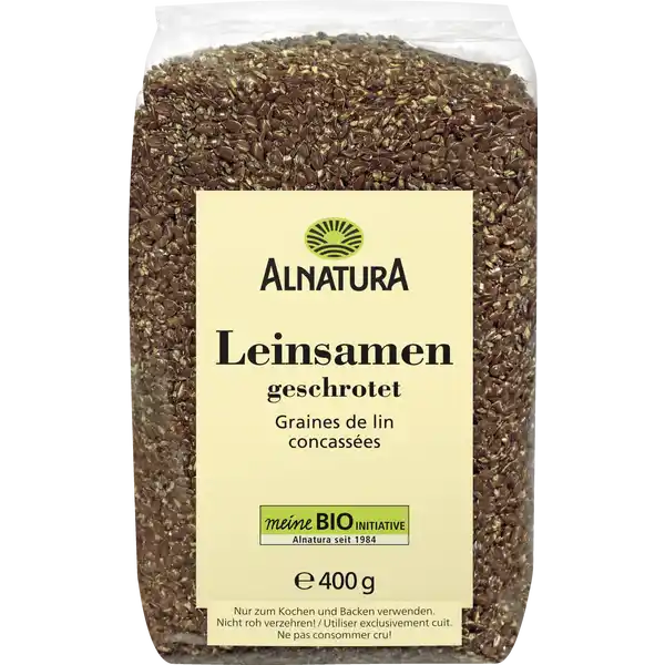 Bio Leinsamen geschrotet