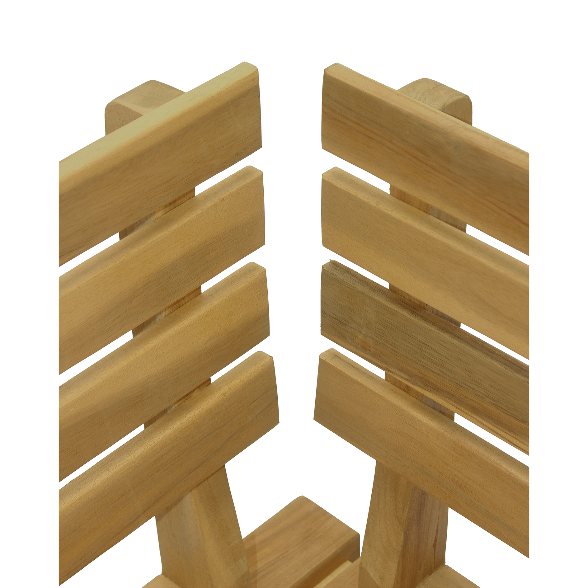 4-teiliges Gartenset - holzfarben-grau - mit Kissen