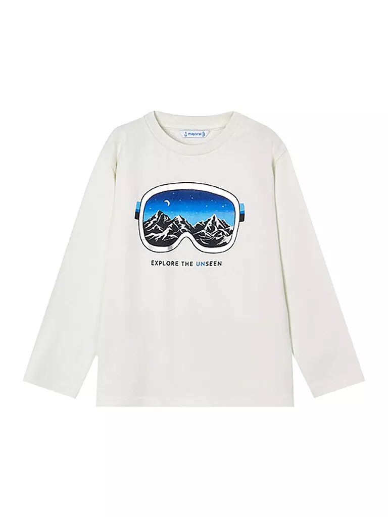 MAYORAL Jungen Langarmshirt creme