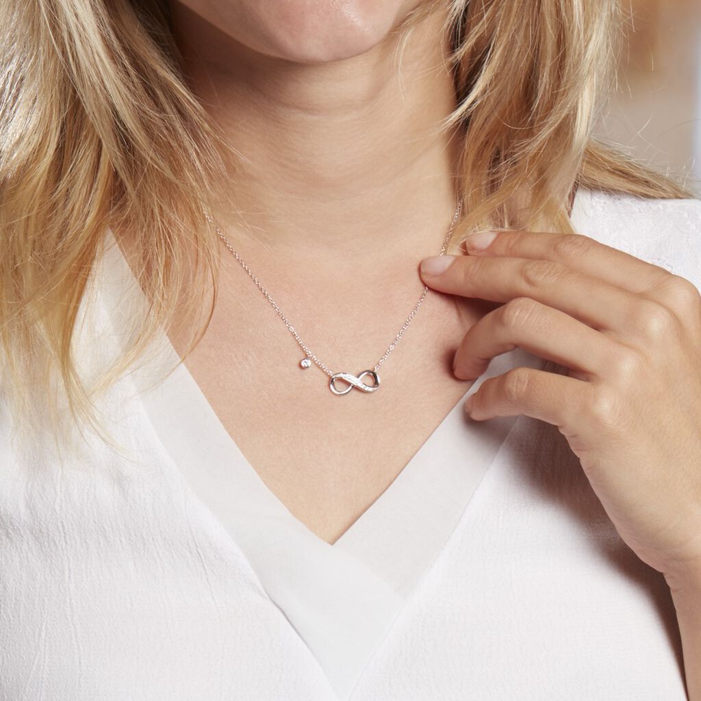 Collier Alexandros Argent Oxyde De Zirconium
