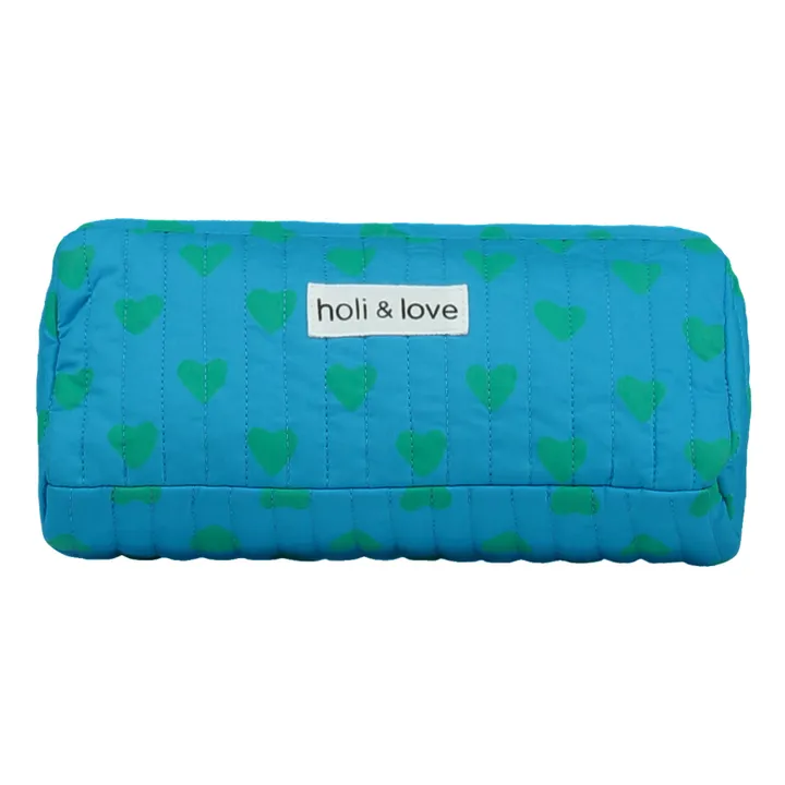 Holi & Love Trousse Cœur Coton Bio | Turquoise