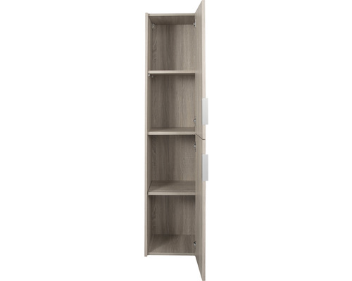 Bolo hoge kast (verschillend) BxHxD 35 x 160 cm x 35 cm, frontkleur licht eiken