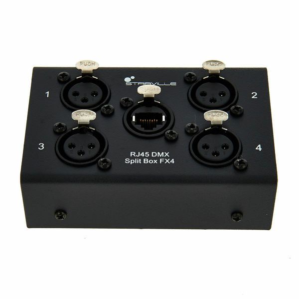 Stairville RJ45 DMX Split Box FX4