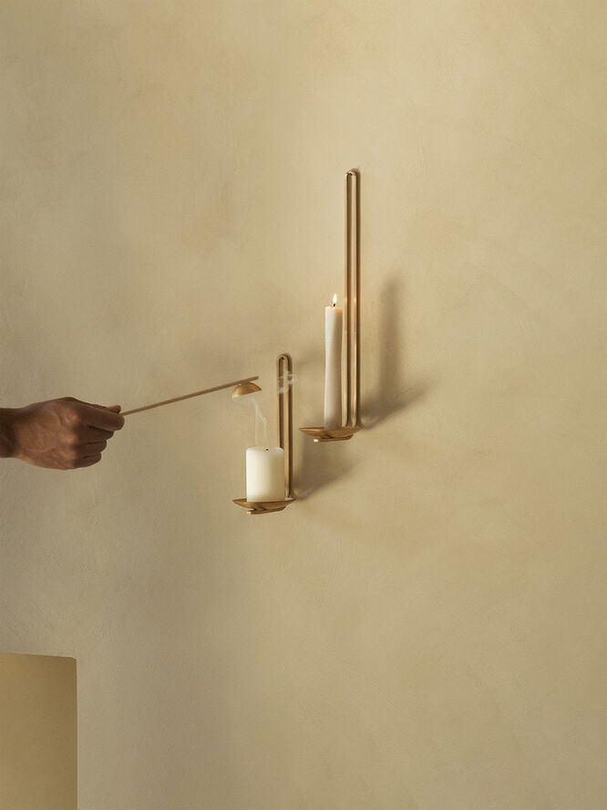 Audo Copenhagen Clip Candle, Care Kit, Brass