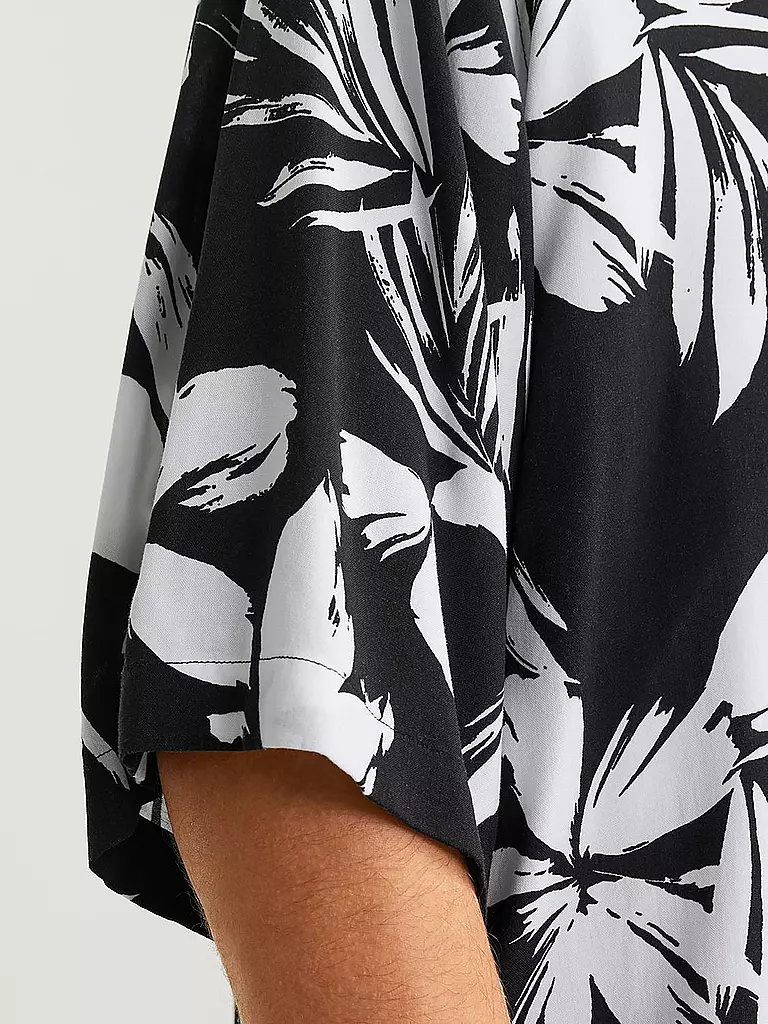 JACK & JONES Hemd Regular Fit JJEJEFF schwarz