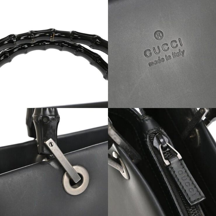Gucci Vintage Gucci Bamboo Black