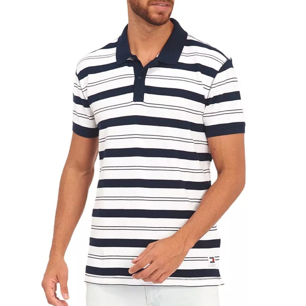 Tommy Hilfiger Polo Marine/Blanc Homme Tommy Hilfiger DM0DM18921