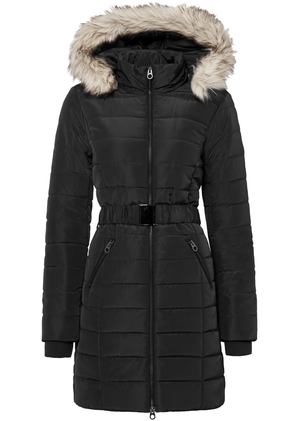 Veste matelassée avec ceinture