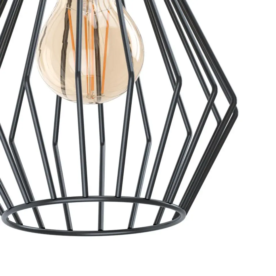 EGLO Tabillano 1 Wandlamp - E27 - 16 cm - Zwart