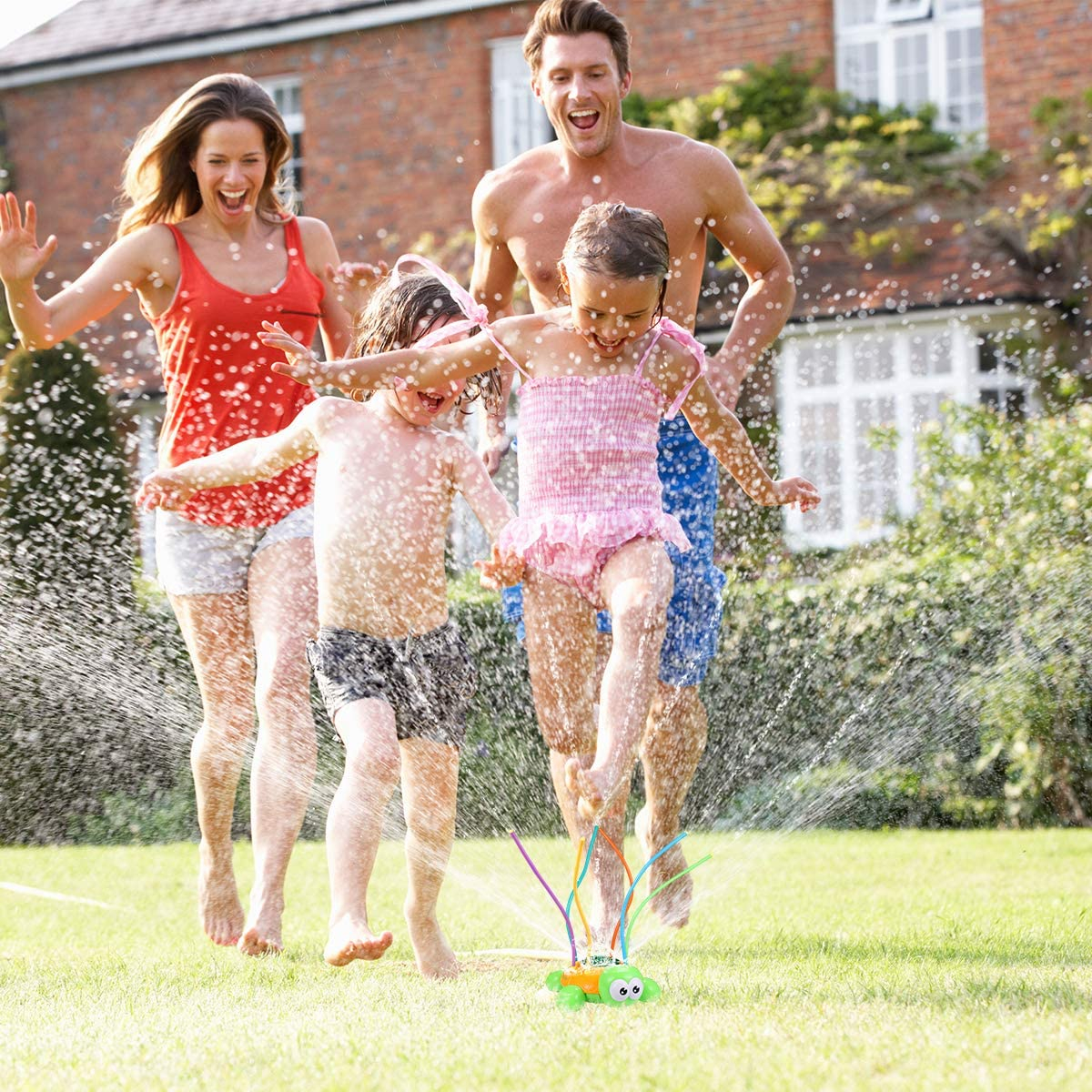 Kinder Wasser Sprinkler Wasserspiel Gartenspiel - Schildkröte