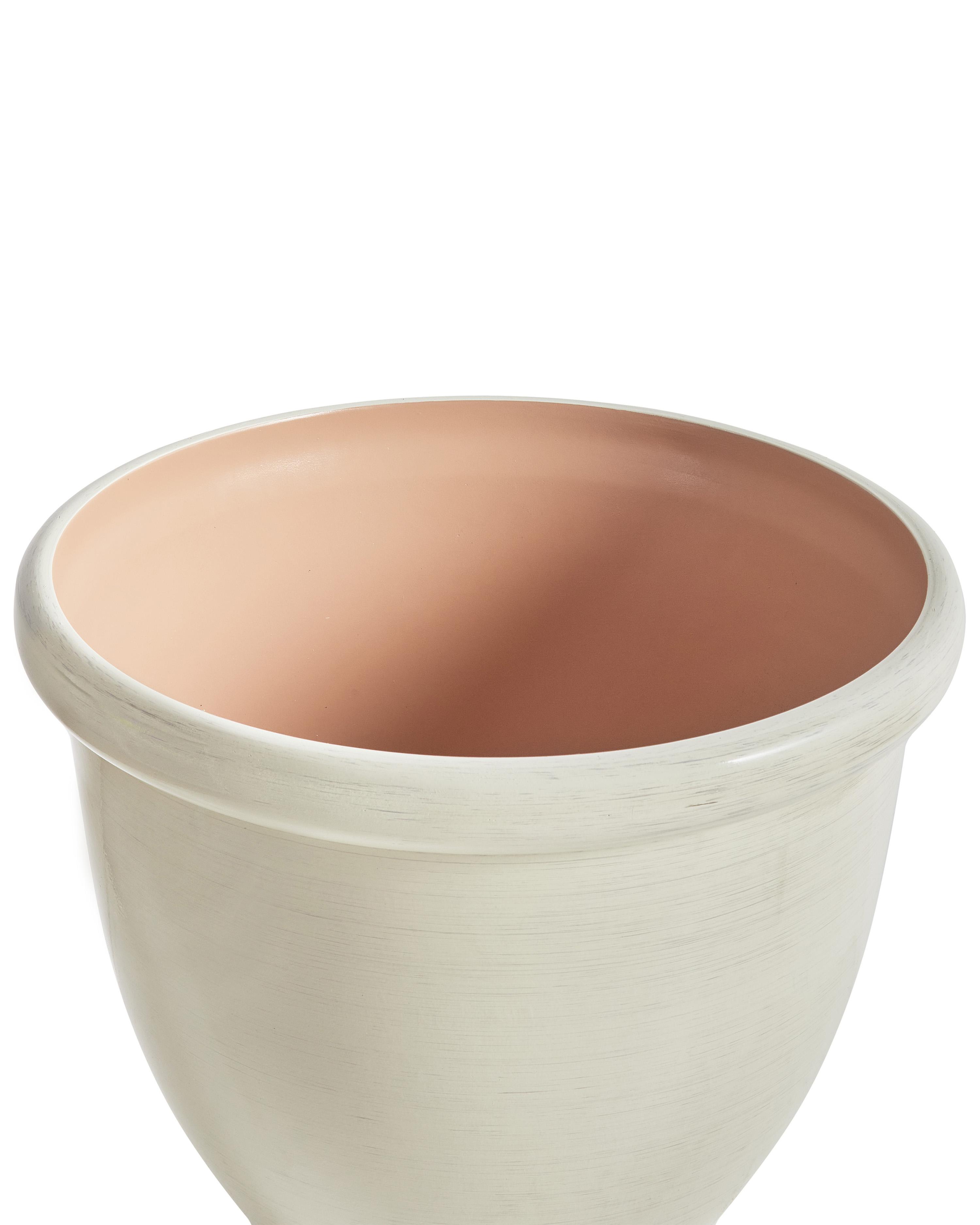 Bloempot TESALIA 49 cm Lichtbeige