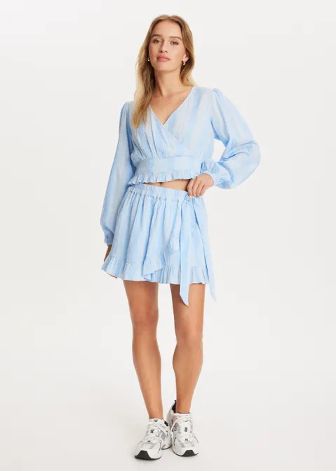 Top met lange mouwen blauw (BLW.L)
